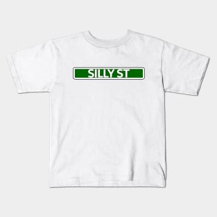 Silly St Street Sign Kids T-Shirt